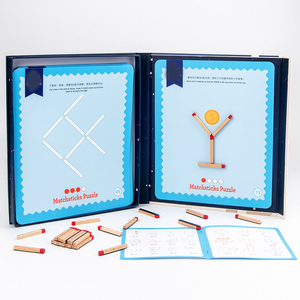 Nuovi <span class=keywords><strong>Giochi</strong></span> <span class=keywords><strong>Educativi</strong></span> per Bambini da 5 a <span class=keywords><strong>7</strong></span> <span class=keywords><strong>Anni</strong></span>, Puzzle Matematici e Logici con Bastoncini per Allenamento - Product Image 1