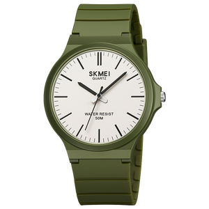 Montre à quartz analogique pour homme Skmei 2108, classique, tendance, bracelet en TPU, étanche - Product Image 2
