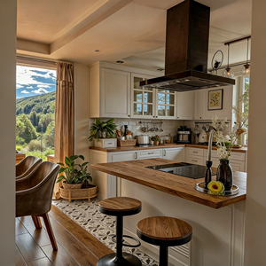 Armoires de <span class=keywords><strong>cuisine</strong></span> en bois durables de style minimaliste personnalisées BALOM, <span class=keywords><strong>plan</strong></span> de travail avec évier, armoires de <span class=keywords><strong>cuisine</strong></span> modulaires fabriquées en Chine - Product Image 6