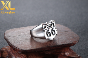 Men's <b>Skull</b> Cross <b>Ring</b> Stainless Steel Punk Style Fashion Jewelry Gift 27067 - Product Image 6