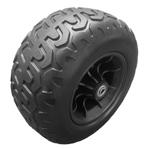 Cheng Jin 9 Inch Pu Foam Beach Wheels Solid Tires <b>For</b> Kayak Trailer <b>Tool</b> <b>Cart</b> Replacement - Product Image 5