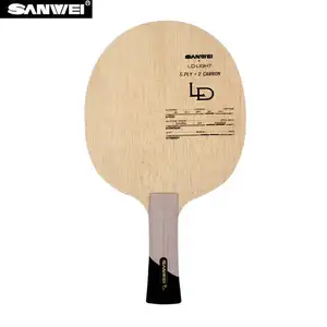 High Quality Professional Table Tennis Racket Ping Pang Bat Table Tennis Paddle SANWEI LD light