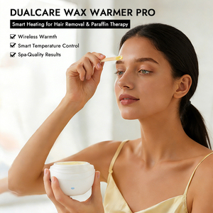 เครื่องอุ่นแว็กซ์ Waxkiss รุ่นใหม่ DualCare Wax Warmer Pro 2-in-1 ดีไซน์ไร้สาย พร้อมไฟ LED แสดงสถานะ ละลายแว็กซ์เร็วภายใน 20-30 นาที สำหรับใช้ในบ้านและร้านเสริมสวย - Product Image 3