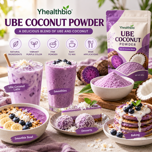 Poudre instantanée d'ube et <span class=keywords><strong>de</strong></span> noix <span class=keywords><strong>de</strong></span> coco, poudre fine violet clair pour la production <span class=keywords><strong>de</strong></span> bubble tea, <span class=keywords><strong>de</strong></span> lattes, <span class=keywords><strong>de</strong></span> smoothies et <span class=keywords><strong>de</strong></span> boissons froides - Product Image 3