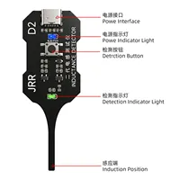 Testeur d'inductance USB-C amélioré JRR D2, détecteur de bobine CMS pour réparation de carte mère de téléphone, diagnostic rapide des pannes, portable, Plug & Play