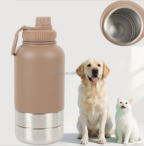 Bouteille d'eau portable pour <span class=keywords><strong>chien</strong></span> en acier inoxydable à double paroi, isotherme, anti-fuite, 32 oz, 3-en-1, pour l'extérieur - Product Image 6