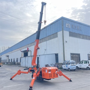 Cần Cẩu Bánh Xích xây dựng nhỏ <span class=keywords><strong>3</strong></span> tấn với động cơ thủy lực cánh tay Kính thiên văn 10m nâng chiều cao & nhịp 9M - Product Image 2