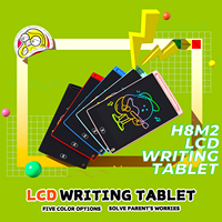 Tablette de dessin LCD portable HX de 8,5 pouces, blocs-notes numériques durables, blocs-notes éducatifs, jouet cadeau, tablette d'écriture LCD pour enfant