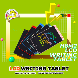<span class=keywords><strong>Tablette</strong></span> de dessin LCD portable HX de 8,5 pouces, blocs-notes <span class=keywords><strong>numériques</strong></span> durables, blocs-notes éducatifs, jouet cadeau, <span class=keywords><strong>tablette</strong></span> d'écriture LCD pour enfant - Product Image 2
