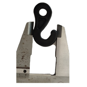 Gancho Plástico Tipo J Fengliang, Gancho Plano Negro para Cuerda de Tienda de Campaña, Accesorio Universal para Camping, Barco y Kayak - Product Image 3