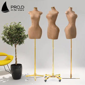 Manekin ukuran besar wanita, Eropa dan Amerika model rak menampilkan manekin badan cokelat - Product Image 5