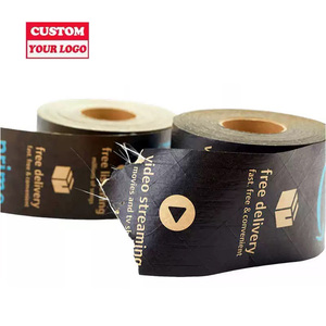 Tùy chỉnh in logo sinh thái thân thiện tái chế thương hiệu băng nước kích hoạt gia cố Kraft Băng giấy cho hộp carton phân hủy sinh học - Product Image 2