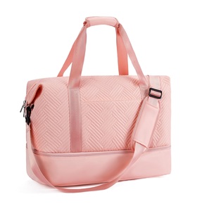 Large Travel Duffle <b>Bag</b> <b>with</b> 40L Capacity <b>Shoe</b> <b>Compartment</b> Trolley Sleeve Multiple Pockets-Ideal for <b>Weekender</b> Sport Gym Use - Product Image 1