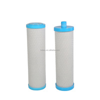 Bloc filtrant en charbon actif de coque de noix de coco chargé d'argent haute densité 0,5 µm pour système de filtration d'eau par gravité 2387 Pro
