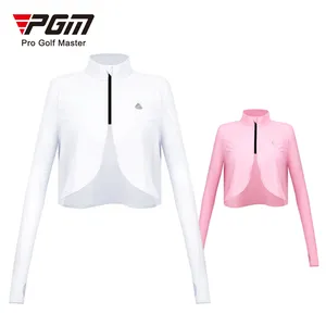 PGM YF302 Женская одежда для гольфа, быстросохнущая Солнцезащитная красочная УФ-куртка для гольфа для женщин