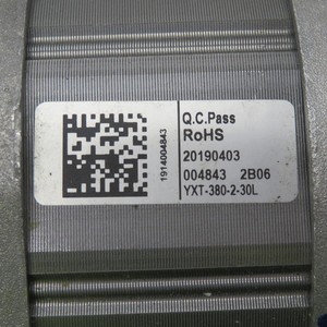 Motor para Lavadora YXT-380-2-30L, Pieza Duradera de Aleación de Aluminio Eléctrica, 5304515226 A06439201 2020806 - Product Image 3