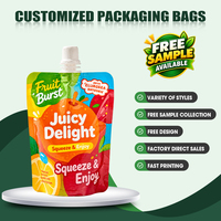 Sachets Doypack de qualité alimentaire avec bec verseur, anti-fuite, personnalisables, résistants à la chaleur pour aliments pour bébés et boissons