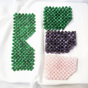 Mascarilla <span class=keywords><strong>Facial</strong></span> de Jade Natural, Cuarzo Rosa, Amatista y Jade Verde, Relajante, Alivia la Hinchazón con Terapia de Frío y Calor - Product Image 2