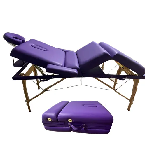 Satılık yüksek kaliteli köpük taşınabilir masaj masası ve yatak 4 bölüm