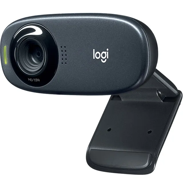 for Logitech C310 720P HD webcam video chat online course (with microphone)