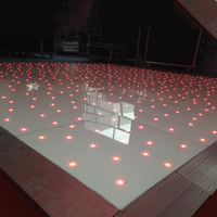 Starlit lumineux led avec espace de danse, étoile numérique, pour mariage, vente en gros,