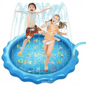 Piscine gonflable en forme de requin avec pulvérisation d'eau, 170x110cm, PVC, jouet de jeu pour bébé en plein air, utilisation domestique - Product Image 5