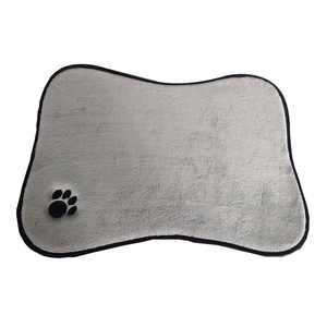 Oval geformte Luxus moderne weiche wasserdichte rutsch feste Mikrofaser-Haustiers chale für Katzen und Hunde Futter-und Wasserschalen - Product Image 4