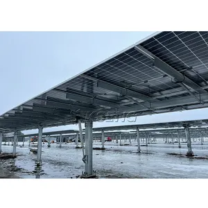 Efficienza energetica migliorata Kseng orizzontale monoasse solare Tracker automatico solare fotovoltaico sistema di tracciamento