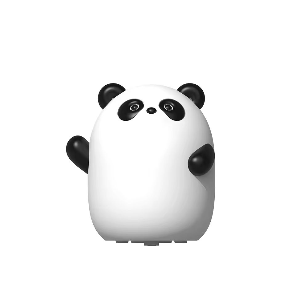 Silicone Panda LED Night Light RGB Color Changing Atmosphere Lamp with Projection for Living Room