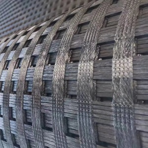 100kn Polyester geogrid cho nền tảng đất ổn định nhựa Địa Lý lưới mặt đất ổn định giữ lại tường đường gia cố - Product Image 3