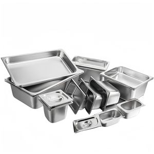 YITIAN 304 Stainless Steel Gastronorm GN <strong>Pan</strong> All Sizes 1/1 1/2 1/3 1/4 1/6 1/9 for Hotel &amp; Restaurant Use - Product Image 1
