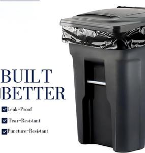 ถุงขยะดำแบบหนาพิเศษ ฮัวหม่าเหิงชุน  วัสดุ PBAT ปั๊มร้อน ขนาดใหญ่พิเศษ สำหรับงานก่อสร้างและถังขยะกลางแจ้ง - Product Image 6