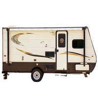Auvent de camping manuel Soleflex pour caravane, camping-car, camping-car, fourgon aménagé avec éclairage LED