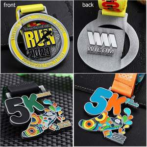 Medallas Deportivas Personalizadas al por Mayor, Medallas 3D y 2D de Voleibol, Fútbol, Pickleball, Medallas de Metal con Logotipo Esmaltado para Atletismo, Gimnasia, Karate, Judo - Product Image 3