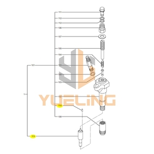 Yueling OEM 32561-57800 32561-67800 phun nhiên liệu tip vòi phun cho <span class=keywords><strong>Mitsubishi</strong></span> <span class=keywords><strong>S6A3</strong></span> S12A2 mptk pta động cơ diesel - Product Image 4