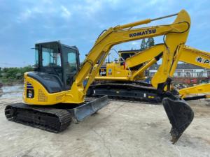 Pelle hydraulique Komatsu PC55MR d'occasion de haute qualité, composants de base de roulement moteur Isuzu, Komatsu PC55MR d'occasion à vendre - Product Image 2