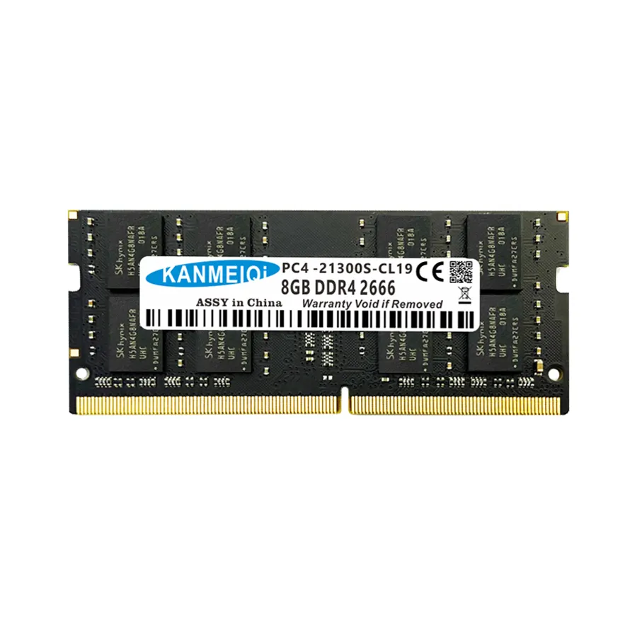 OEM /ODM ราคาโรงงานแล็ปท็อปที่มีเสถียรภาพ DDR4 8GB RAM หน่วยความจำ DIMM ต่ำ