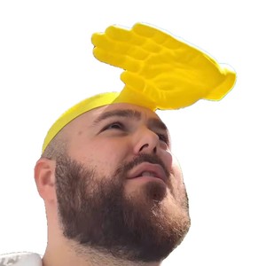 Divertido sombrero para el sol con estampado de mano amarilla, sombrero transpirable para deportes al aire libre, gorro unisex para adultos - Product Image 4