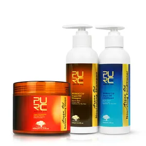 Condicionador de cabelo com óleo de argan orgânico de fábrica 250ml Shampoo sem sulfato vegano Shampoo e condicionador nutritivo para cabelos