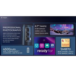 Smartphone <span class=keywords><strong>Motorola</strong></span> <span class=keywords><strong>Edge</strong></span> 20 <span class=keywords><strong>Pro</strong></span> 5G débloqué d'origine, appareil photo 108MP, zoom optique 5x, Snapdragon 870, 12 Go, 256 Go, 144 Hz, <span class=keywords><strong>prix</strong></span> bas - Product Image 6