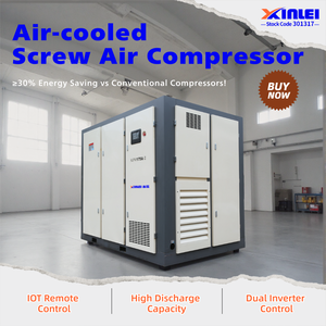 XLPM150A-175A-IID 低噪音节能132kw两级风冷螺杆式空气压缩机 - Product Image 1