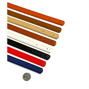 Looen WG-J-70701 25g Sangle <span class=keywords><strong>de</strong></span> poignée à <span class=keywords><strong>rivets</strong></span> en similicuir PU pour <span class=keywords><strong>sac</strong></span> en toile DIY motif fraise, accessoires faits main <span class=keywords><strong>avec</strong></span> bord non huilé - Product Image 1