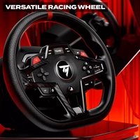Volant de course Thrustmaster T248R avec retour de force, pédales magnétiques et écran LCD, compatible avec PS5 PS4 PC