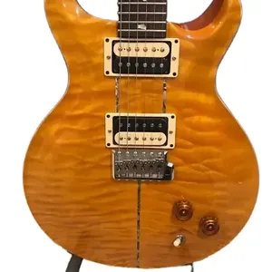 Rare Santana ll Santana jaune quilt Guitare Reed Smith 24 frettes Guitare électrique