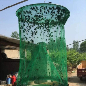 Eco-Friendly Non-Toxic Fly Trap Cage Foldable Hanging Fly Catcher for Yard Orchard Pigsty - Product Image 2