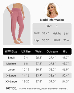 Women's Bamboo Fiber Loose Harem <b>Pants</b> Solid Color Elastic Waist Casual Sleepwear Home Wear Comfortable Ankle-Length <b>Pants</b> - Product Image 6