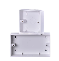 Boîte de surface universelle murale, nouveau câblage de commutateur de surface ignifuge en PVC, boîte de commutateur électrique OEM de haute qualité