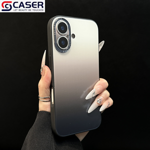 Nuovissima <span class=keywords><strong>Cover</strong></span> Artistica per <span class=keywords><strong>iPhone</strong></span> 17 16 Pro Max in Acrilico Antiurto con Gradiente <span class=keywords><strong>Arcobaleno</strong></span> Stile Ins - Product Image 5