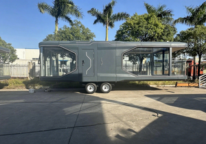 Klein Trailerhuis Onder 2500Kg-Lichtgewicht Aluminium Constructie Met Stalen Assen Voor Eenvoudig Slepen Milieuvriendelijk Trailerhuis - Product Image 3