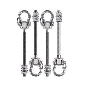 Crochet pivotant en acier inoxydable avec double écrous et rondelle - Boulon à œil rotatif pour sac de frappe, <span class=keywords><strong>lit</strong></span> de yoga et aire de jeux extérieure - Product Image 2